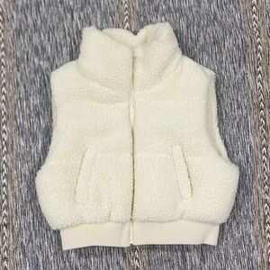 Sephora Ivory Fleece Vest